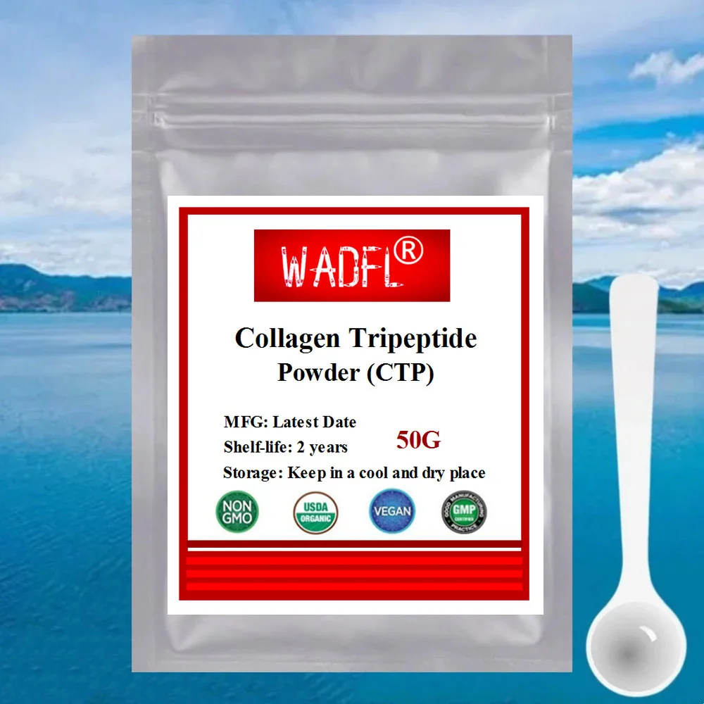 Factory Supplied Collagen Tripeptide Powder,Hydrolyzed CTP,Small Molecule Active Peptide