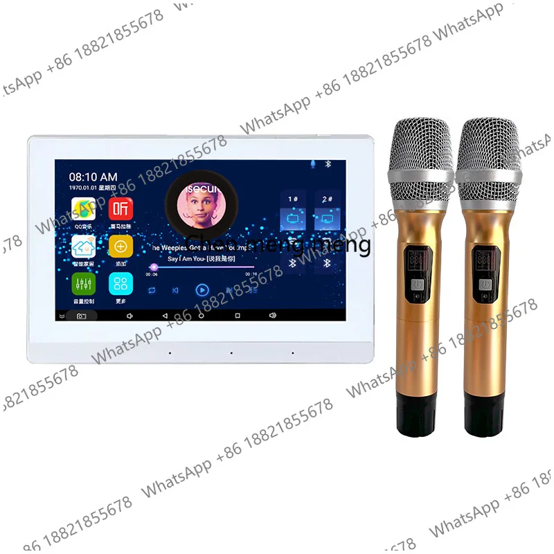 7-Inch screen Android background music WIFI voice AI Bluetooth USB control Embedded home full-screen controller