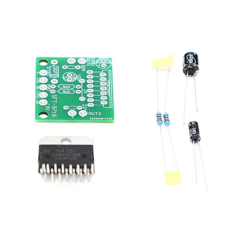 

TDA7297 amplifier board spare parts dc 12v grade 2.0 dual audio encoding 15w electronic diy kit