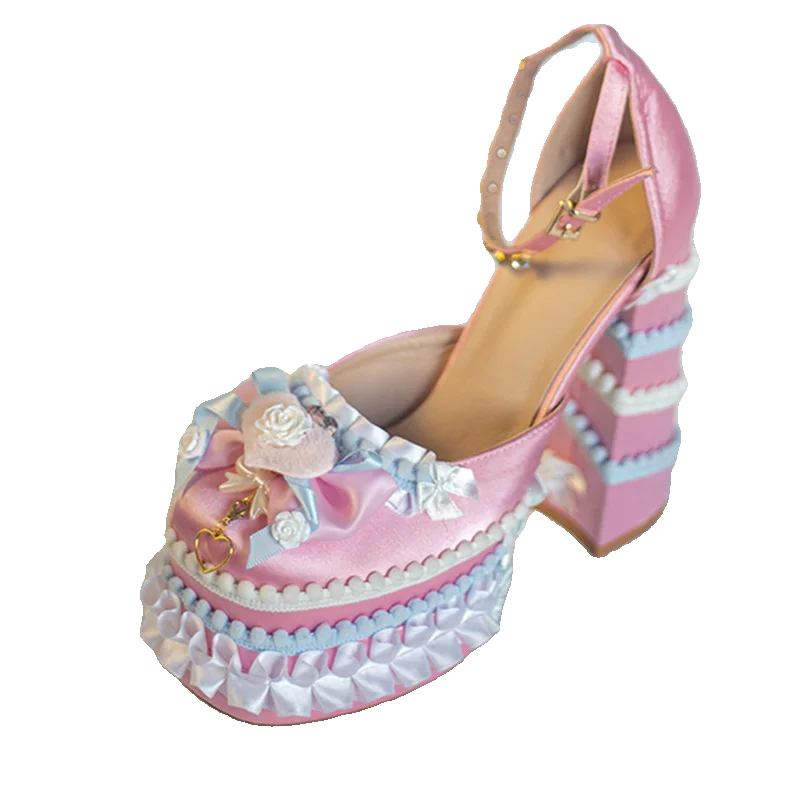 5 سنتيمتر منصة مقاومة للماء موضة الراحة لوليتا الحلو فتاة حار يابي Y2K الترا عالية الكعب النمط الياباني لو أحذية النساء
