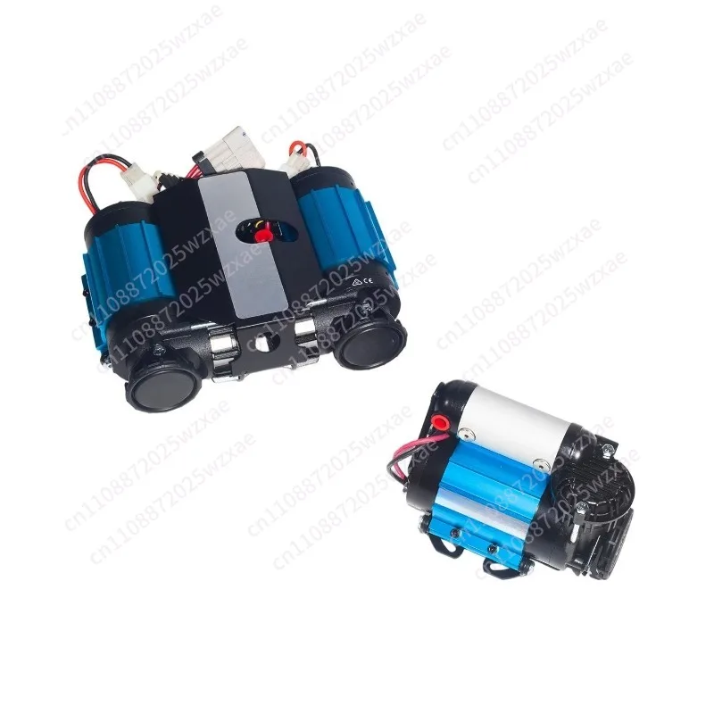 12V Portable Twin Cylinder Car Air Compressor Off-Road Tire Inflator Single Cylinder Car Tire Inflation Equipment