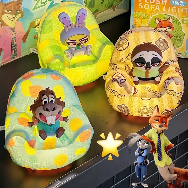 

Новинка 2026: Серия плюшевых светильников-сюрпризов Disney Zootopia (Люди-животные) — прикроватная лампа «Джуди и Ник». Креативный ночник, декор, подарок для девочки.