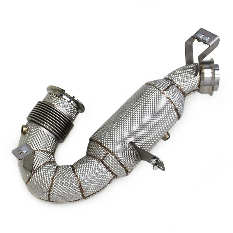 

Race High Performance Catted Downpipe For Mercedes-Benz AMG GT53/GLE53/E53 3.0T 2020-2024 High Flow 100/200/300Cell Exhaust
