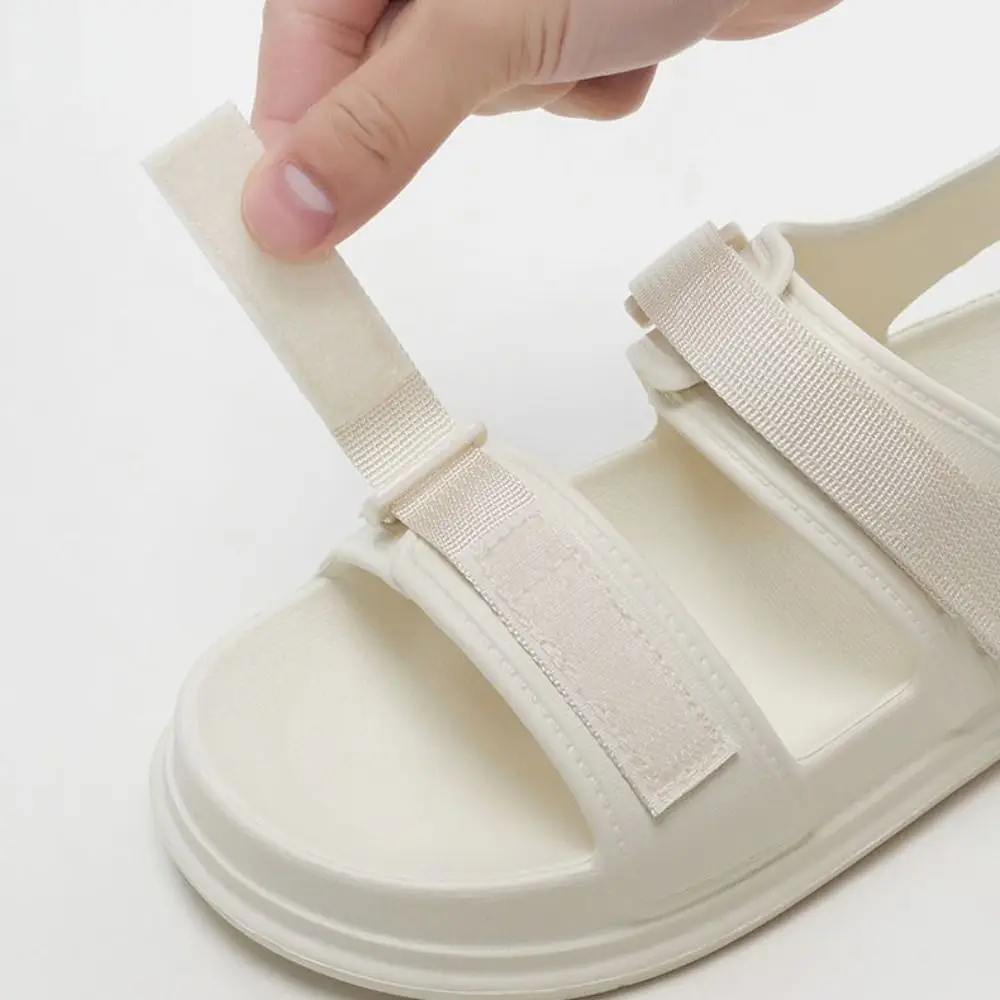 

Модные сандалии из ЭВА на толстой подошве, повседневные сандалии на толстой подошве с открытым носком, универсальные нескользящие летние сандалии на плоской подошве