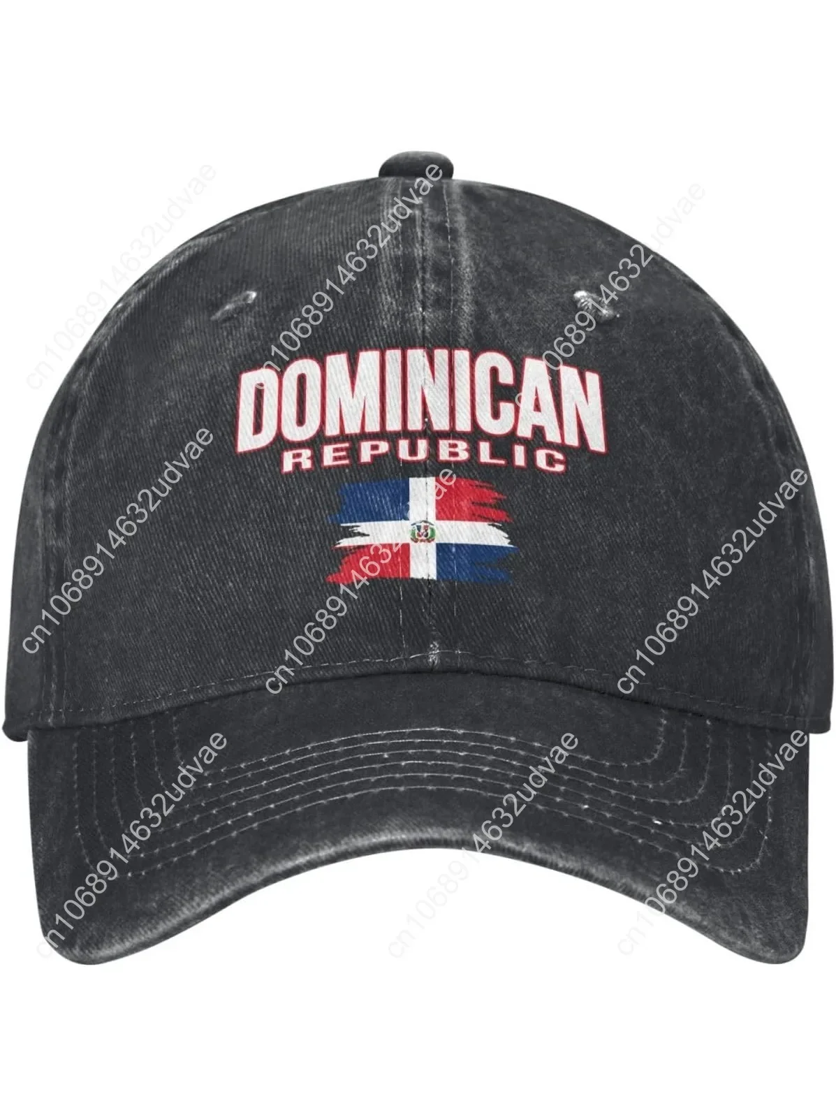 

Dominican Republic Flag Fans Baseball Cap Denim Vintage Cotton Unisex Patriotic Hat