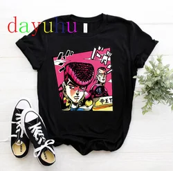 Jojos Bizarre Adventure Funny Cartoon T Shirt Men 90s Fashion Japanese Anime T-shirt Graphic Summer Tshirt Hip Hop Top Tees Male