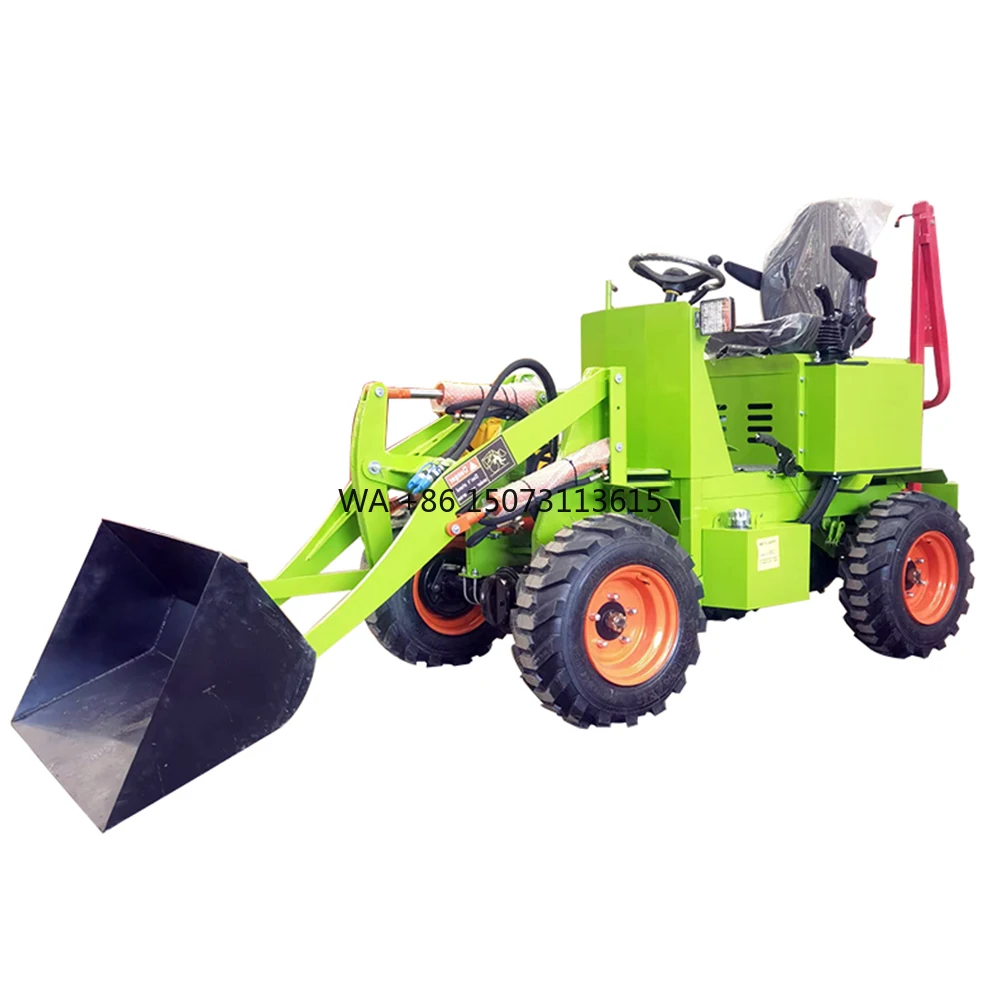 Mini Wheel Loader, Small Front End Loader, Mini Articulated Compact Wheel Loader