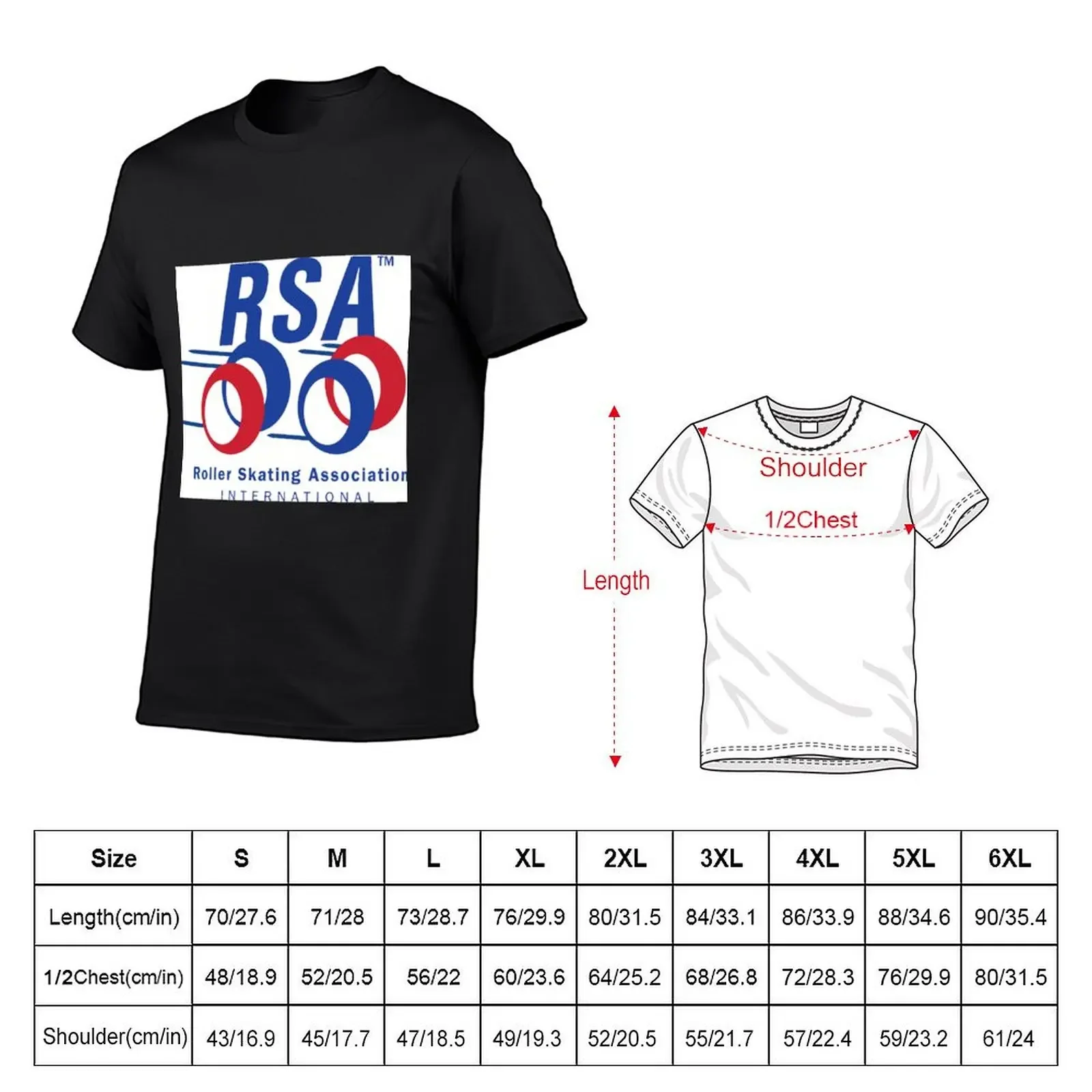 Copy of Roller Skating Association International T-Shirt quick drying vintage customs mens graphic t-shirts funny