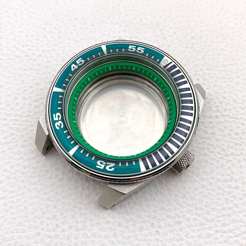 

Mod King Samurai Case Fits NH34 NH35 7S Movement Crown at 3.0 SRPF Samurai Series Men's Diving 200M Water Resistance Watch Case