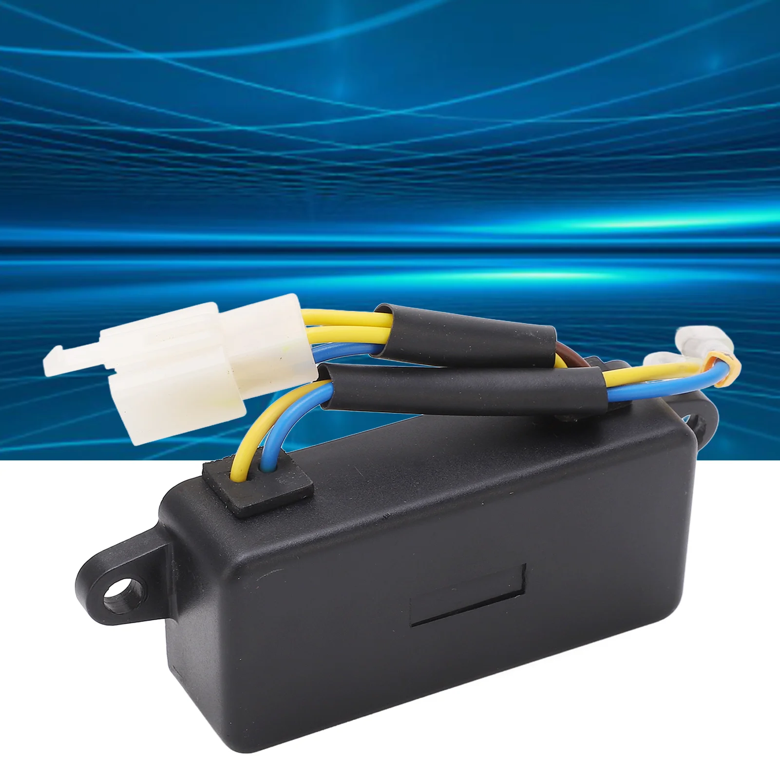 Régulateur de tension automatique de générateur monophasé, 6 fils, haute précision, ABS, essence AVR pour générateur 2kw