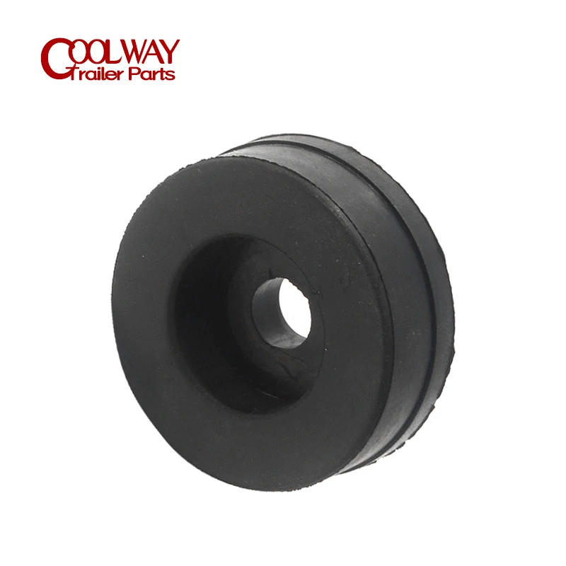 Black Rubber Winch Post Boat Trailer Bow Stop Roller Shaft Parts Accessories