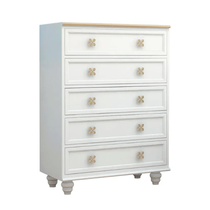 

Minimalist classic white chest, cafe decorative cabinet, American foyer wall integrated corner cabinet