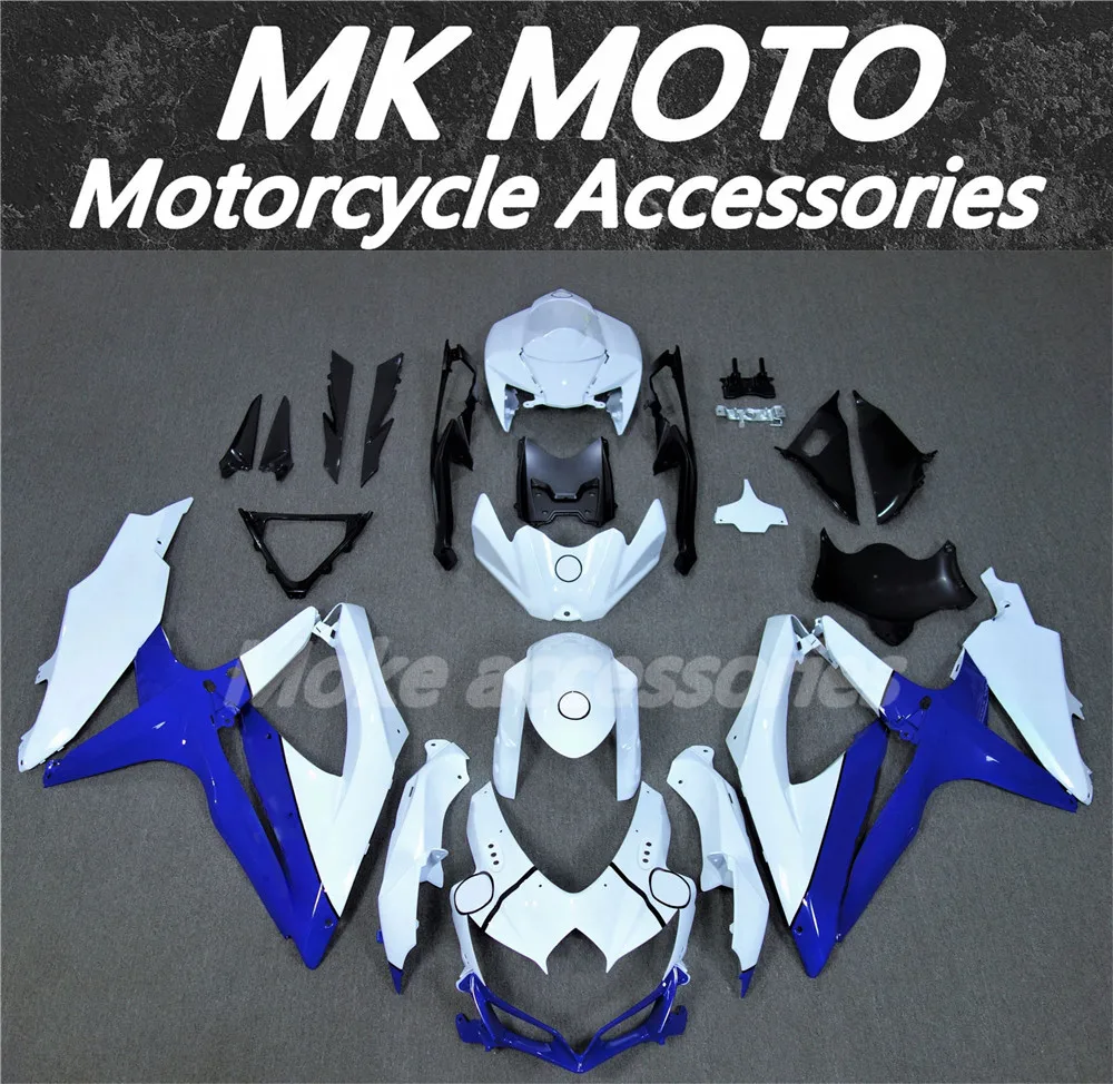 

Motorcycle Fairings Kit Fit For gsxr600/750 2008 2009 2010 Bodywork Set High Quality ABS Injection New White Blue