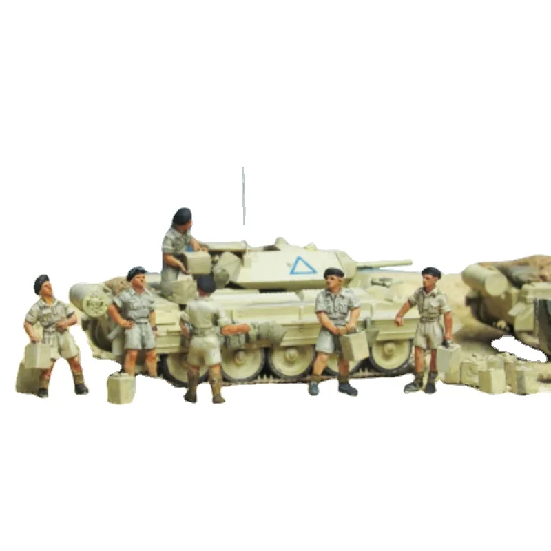 1/72 Scale Die-Cast Resin Figure Model Assembly Kit British Soldiers Reissue Condition Free Shipping