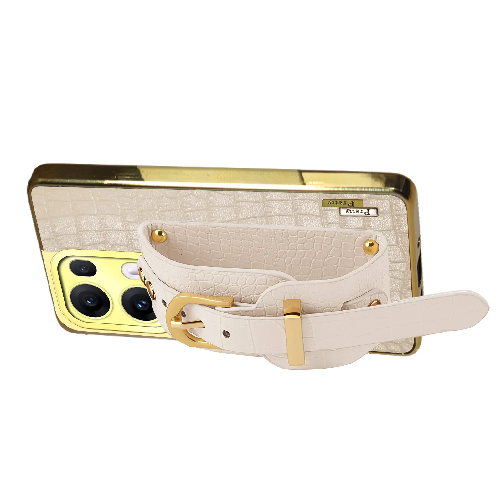 شريط للرسغ جلد التمساح سيليكون حالات ل ممن لهم رينو 11A 13 12 FS 10 برو زائد 5 جرام معصمه حامل لينة غطاء جراب هاتف