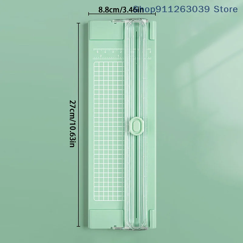 1 Pc A4 Bidirectional Cutting Paper Cutter With Pull-out Ruler For Photo Trimmers Scrapbook Lightweight Cutting Mat Machine
