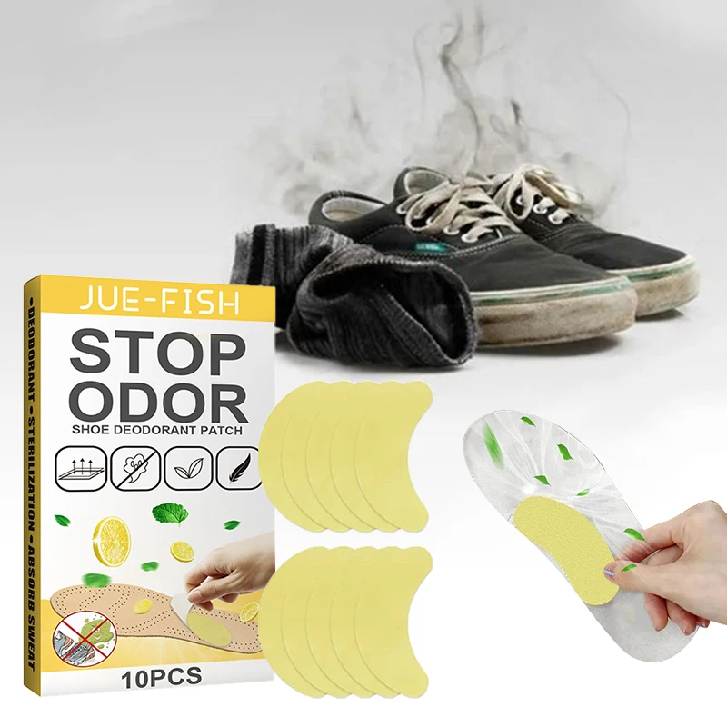 

Shoes Deodorant Patch Foot Odor Removal Paste Deodorizer Footwear Stink Antibacterial Shoe Odor Insole Lemon Fresh Sticker