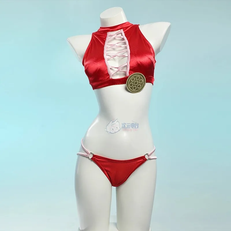 Anime One Piece Boa Hancock Cosplay Costume Women Sexy Two-piece Swimsuit Summer Bathing Suit Beach Party Swimwear Bikini Outfit