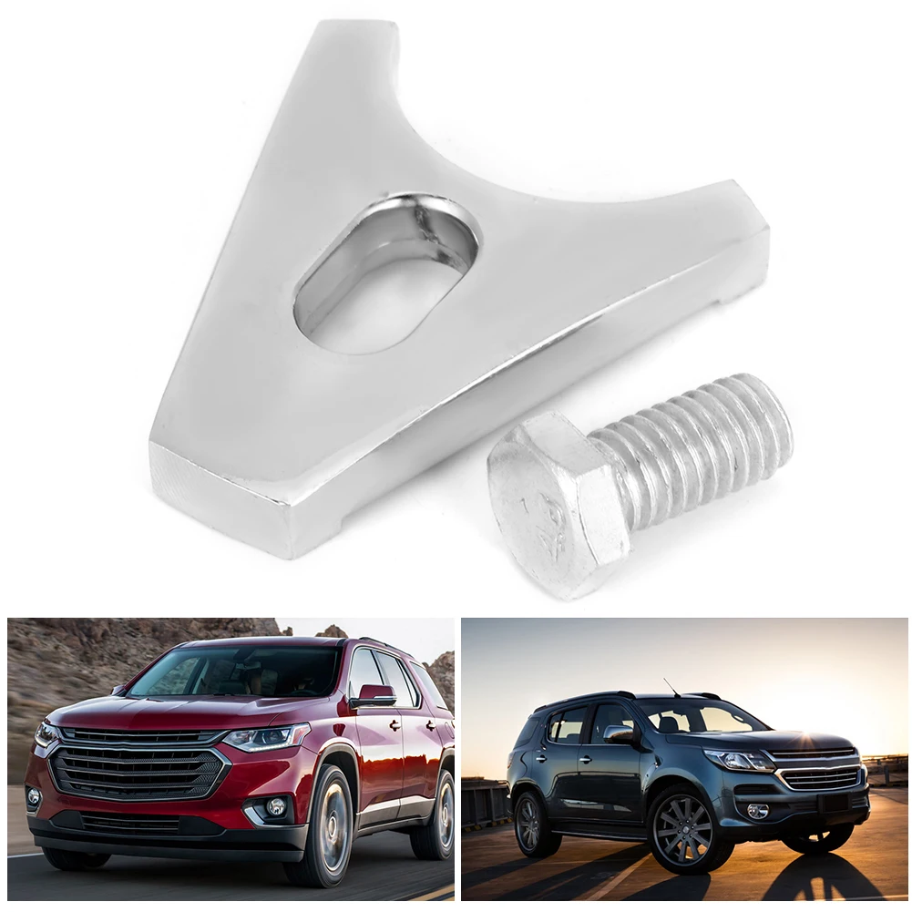 

Distributor Clamp Chrome Steel Hold Down SBC BBC Fit for Chevy V8 V6