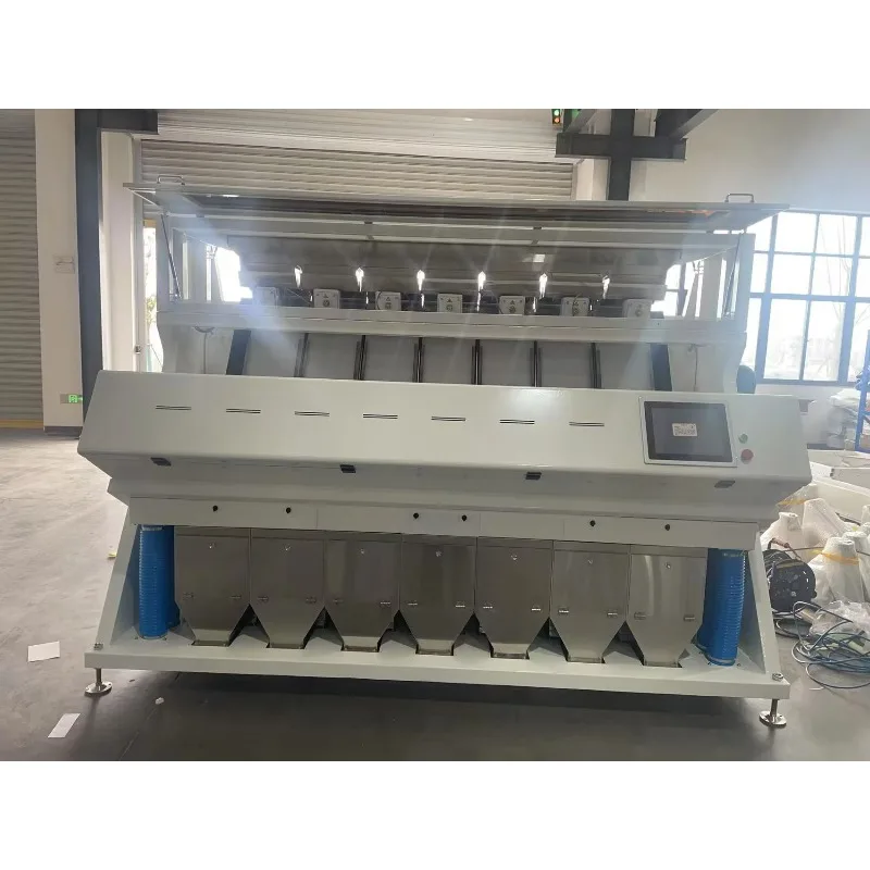 Factory Direct Sale High Efficiency Color Sorter Machine CCD Sensor for Rice Cashew Nuts Pistachio Sorting 6-10T/H