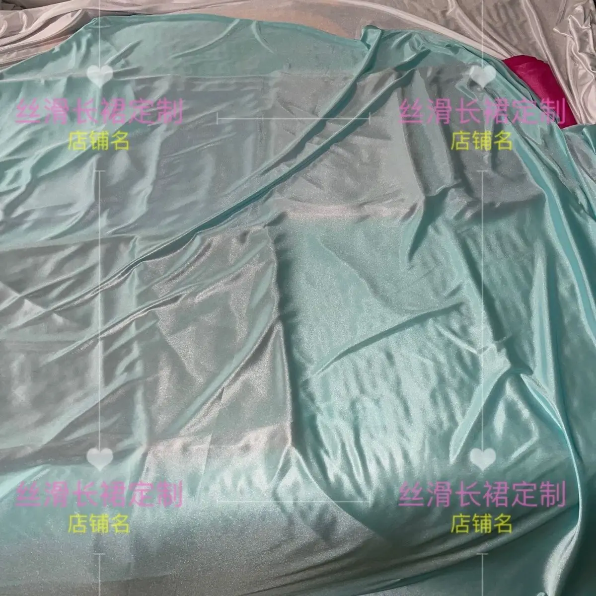 

No Pillow Cover Glossy smooth summer satin silk sheet Ice cool bedspread home bedding
