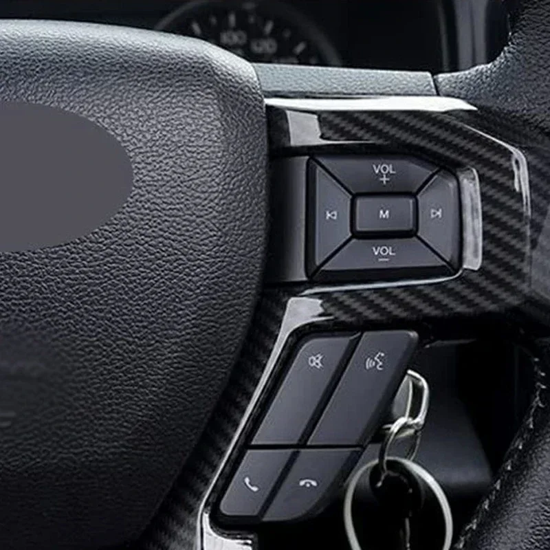 Car Steering Wheel Frame Trim Cover Decorative For Ford Raptor F150 F-150 F 150 2015-2020 2021-2024 accessories