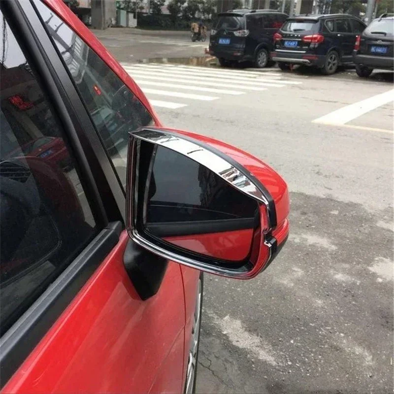 

WELKINRY For Honda Fit Jazz GK 2014-2020 City Grace Ballade GM Car Door Wing Rearview Mirror Sun Fine Rain Shield Visor Trim
