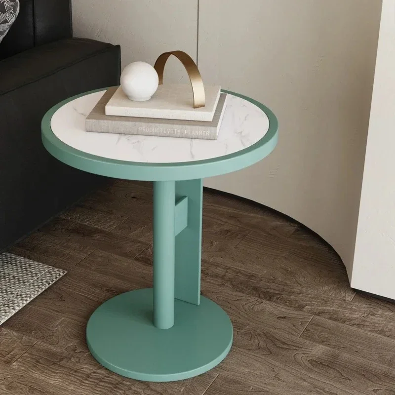 Italian style light luxury bedside table bedroom simple bedside table slate