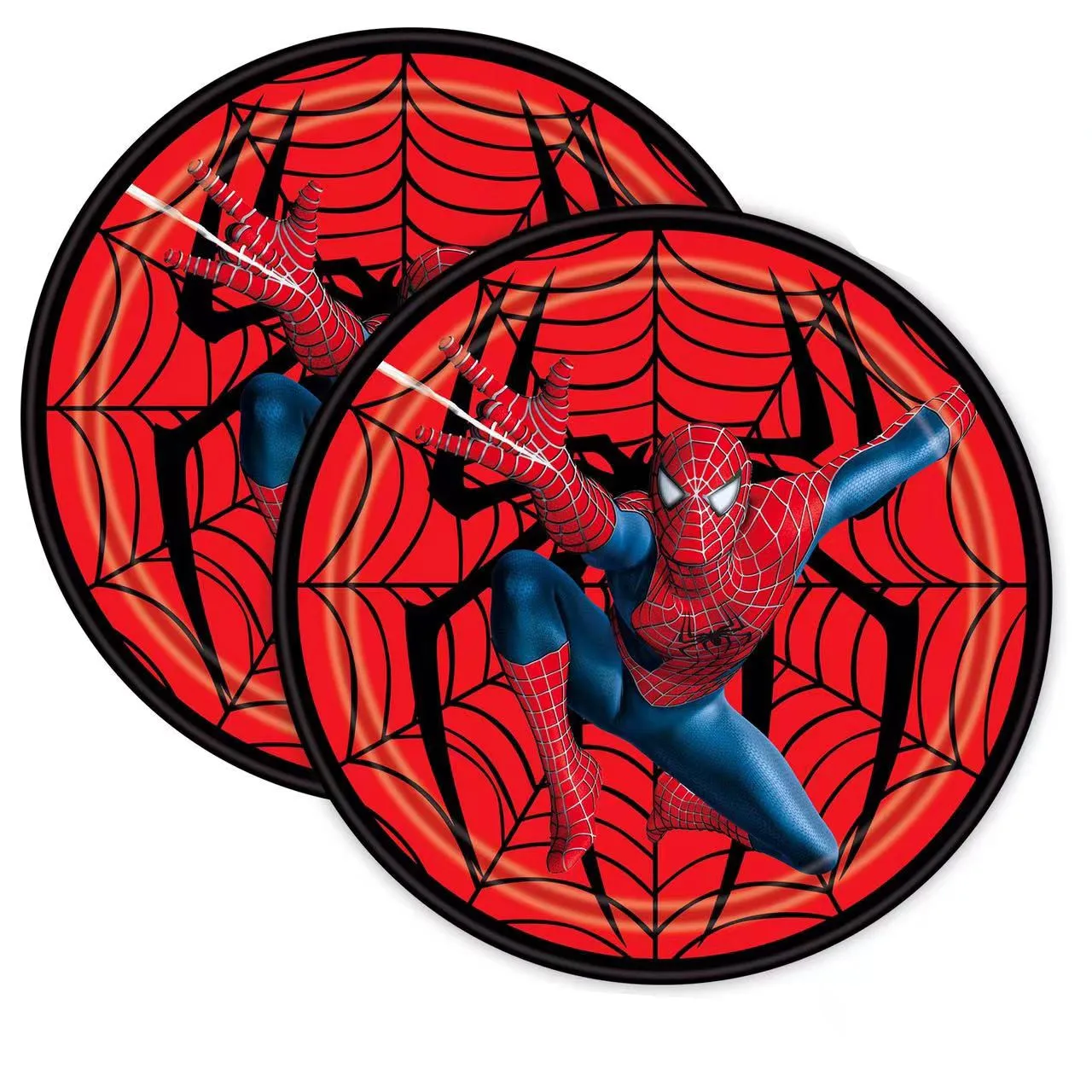 Spiderman Birthday Party Supplies Include Banners Tablecloth Cup Paper Plate  Napkins Balloon Cake Topper Decor