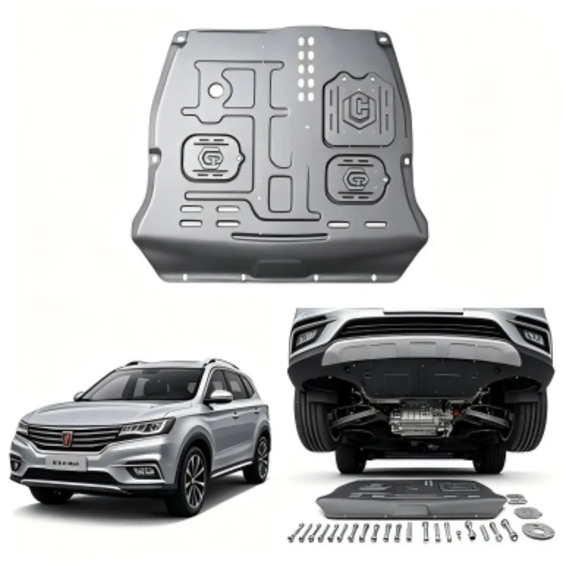 Engine Splash Shield Durable Underbody Skid Plate and Chassis Protection for 2020-2022 Roewe RX5 eMAX 1.5T