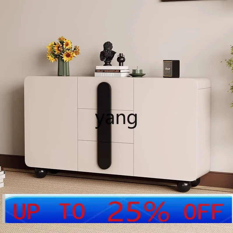 

LMM solid wood dining side against the wall integrated living room simple storage dining room locker