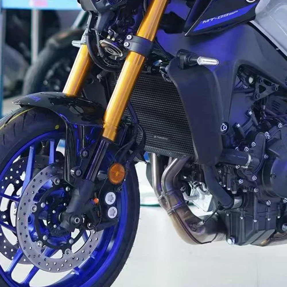 

Motorcycle Radiator Protective Cover Grill Guard Grille Water Tank Protector for Yamaha MT09 MT-09 2021-2023