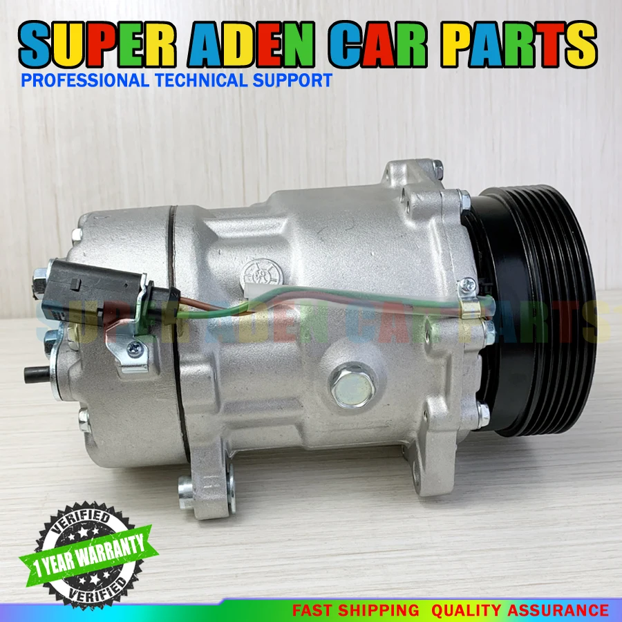 

SD7V16 Car Air Conditioning Compressor For Volkswagen Golf Mk4 1997-2003 1J0820803K 1J0820803L 1J0820803N 1J0820803F 1J0820803E