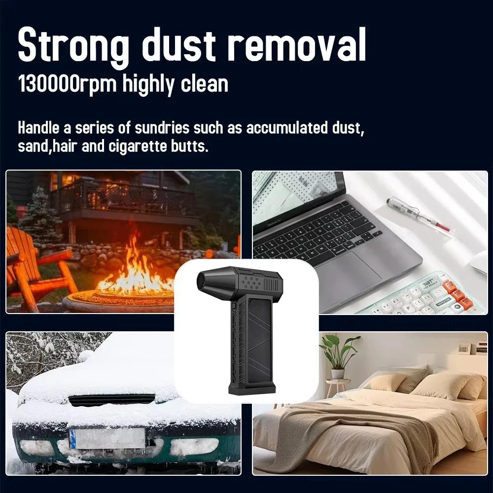 X3 130000RPM 터보팬 고출력 제트 팬 에어 더스터 모터 가변 속도 먼지 제거기 브러시리스 청소 도구 핸드헬드 에어 블로워