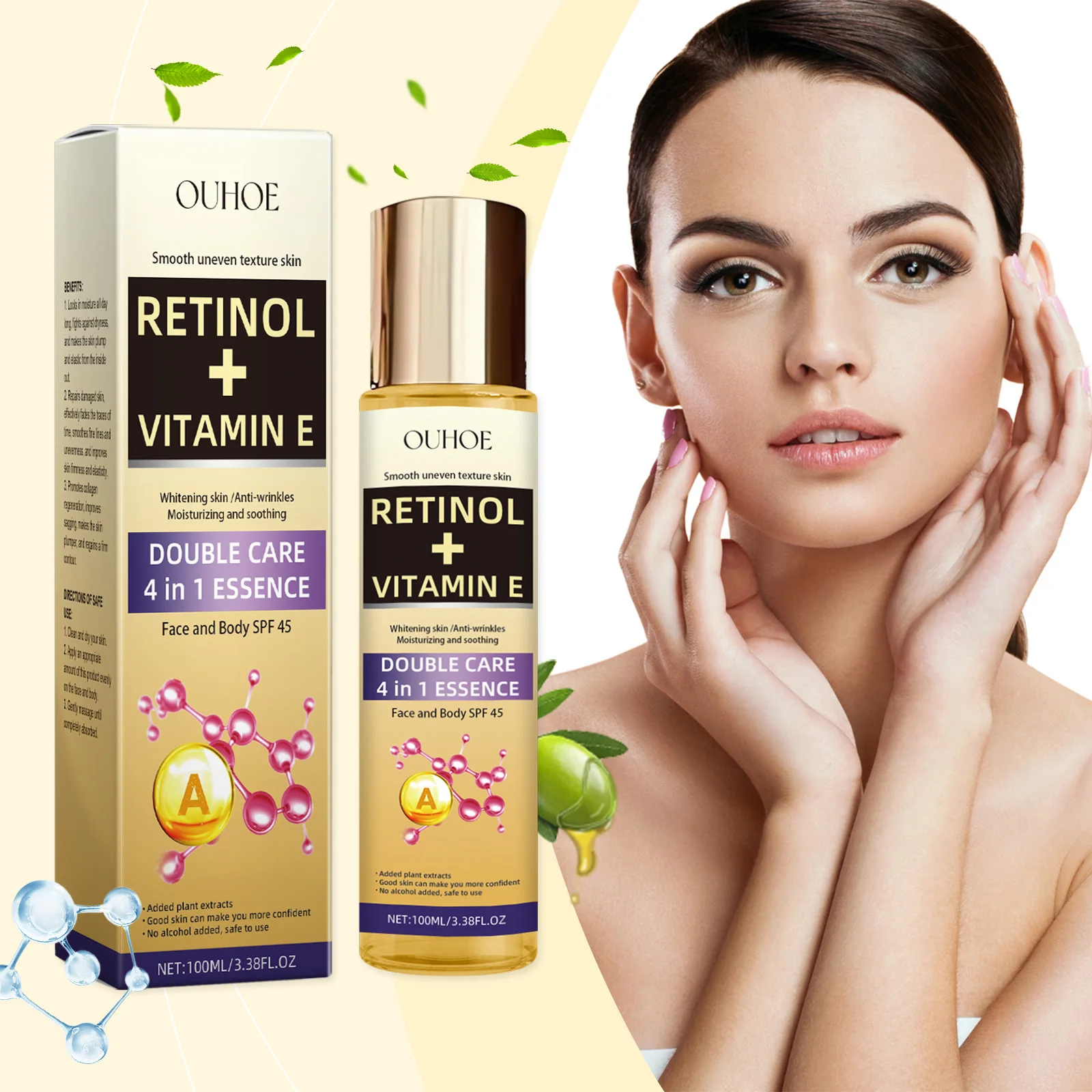 

Collagen Essential Oil Brightens Tightens Moisturizes Reduces Dullness and Reduces Fine Lines. Daily Skin Care Products