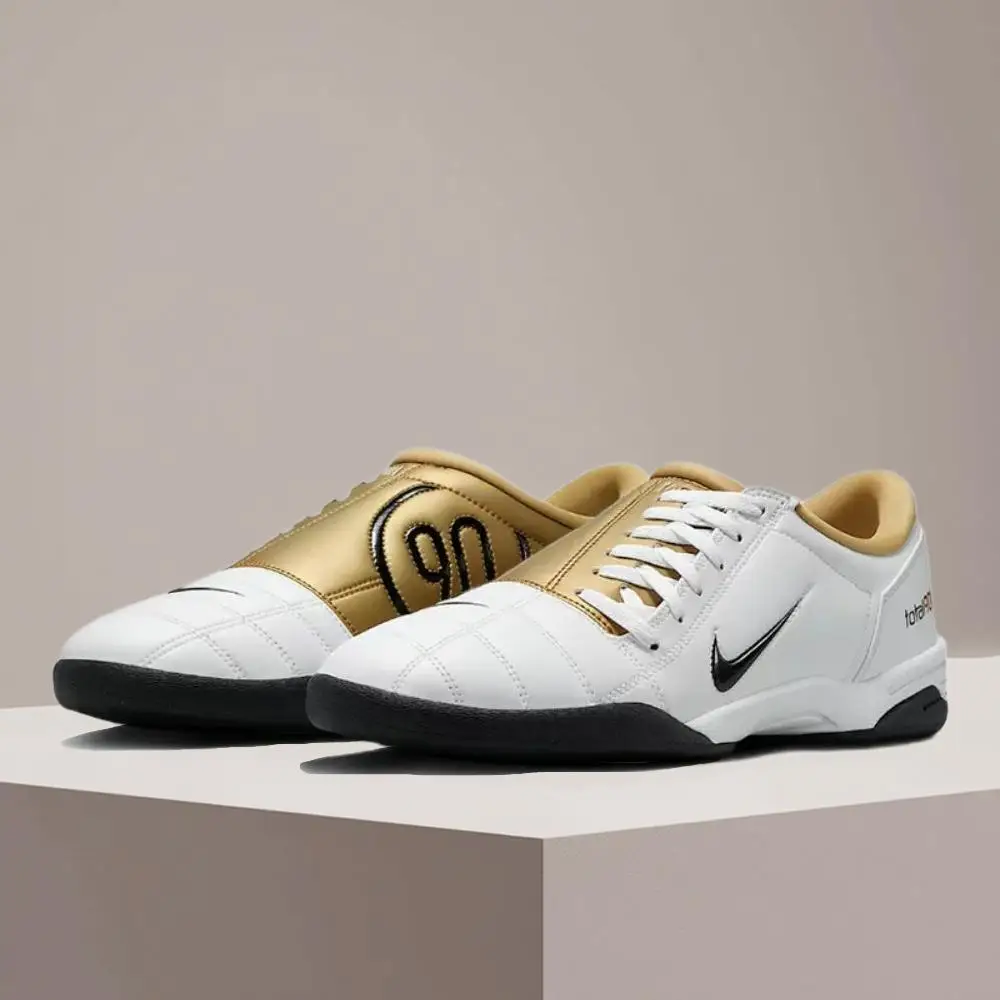 

Nike Total 90 III Men's Low-Top Fashion Soccer Shoes: Breathable, Lightweight, Comfortable, Non-Slip, and Durable HJ9351-101