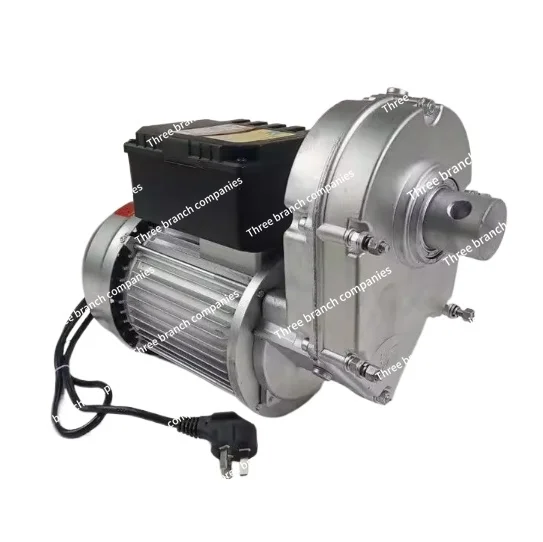 Professional Electric Concrete Mixer Motor, 110V 220 Volt Low Rpm Ac Gear Motor 24 25 Rpm 300w