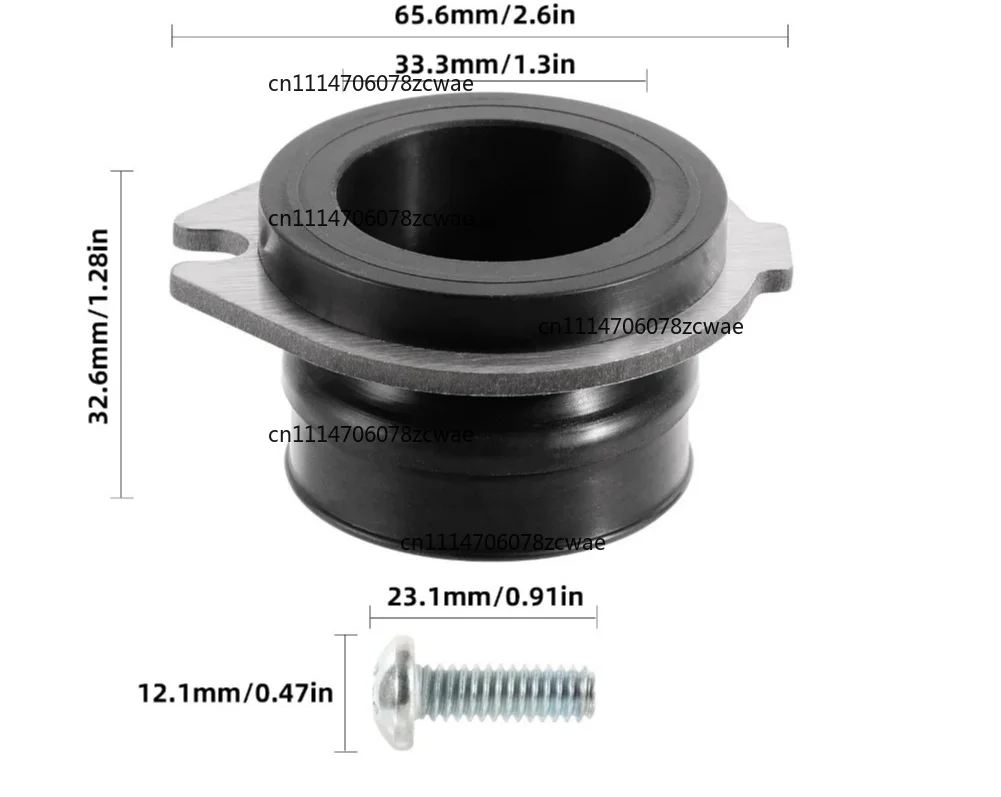for Kitchen Plumbing Anti-Vibration Tailpipe Garbage Disposal Accessory Anti-vibration 304 Stainless Steel Compatible With 75499