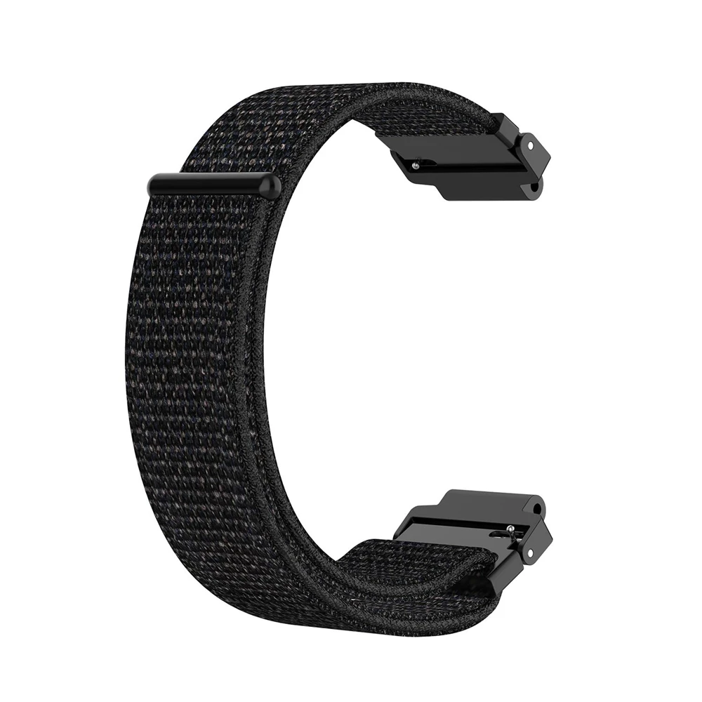 Compatible with Garmin Forerunner 220/230/235/620/630/735XT bracelet nylon Black