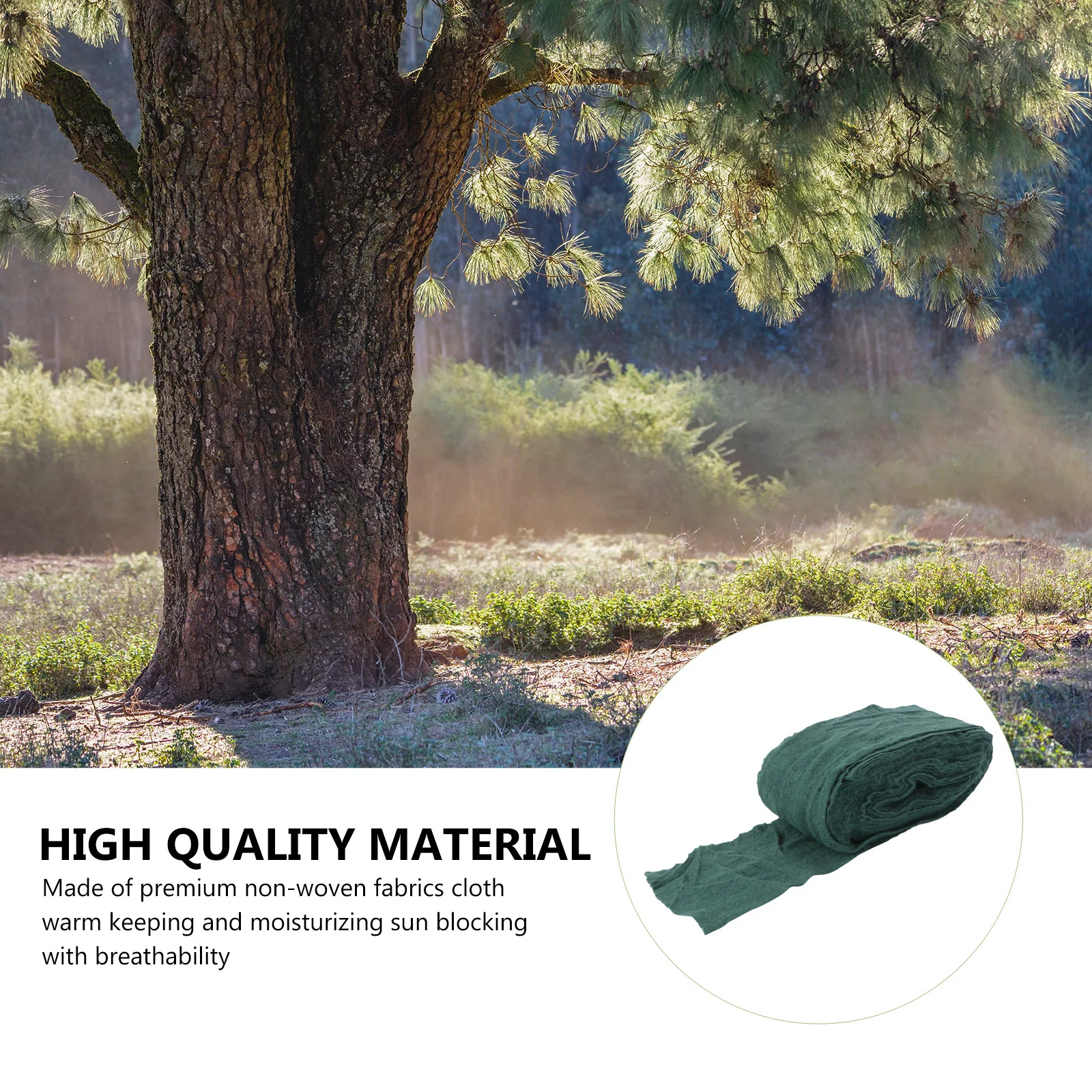 

20 Meters Tree Trunk Wrap Premium Non-Woven Fabric Warm Moisturizing Protection For Fruit Trees Breathable