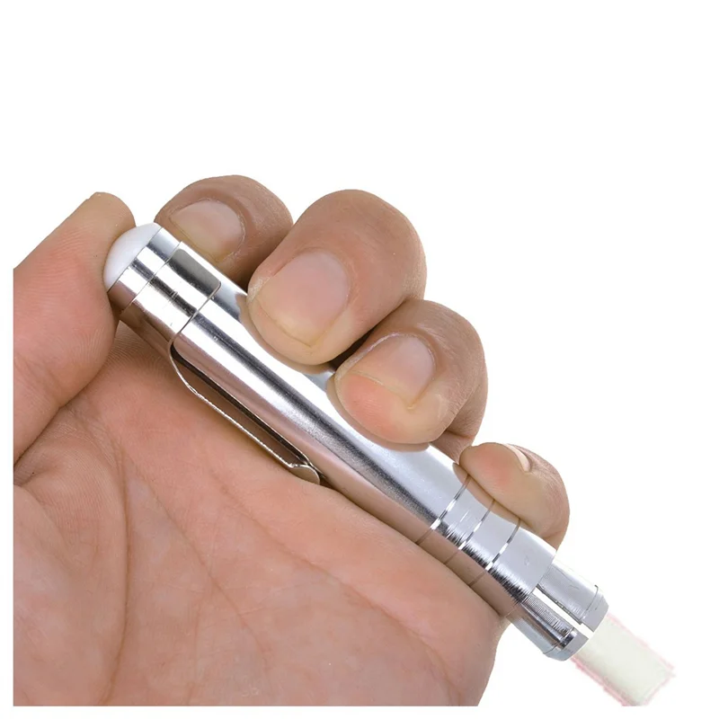 

EDT-20 PCS Silver Aluminum Alloy Chalk Keeper Holder