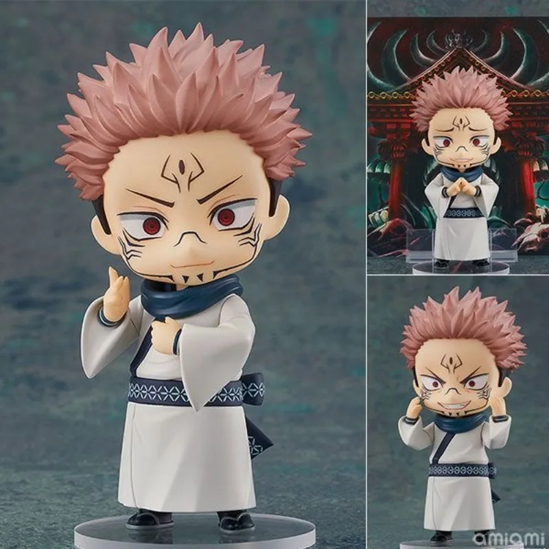10cm Jujutsu Kaisen Chibi Actionfiguren Gojo Satoru Ryomen Sukuna Yuji Itadori mit Megumi Geto und Yuta Anime PVC Modellfiguren