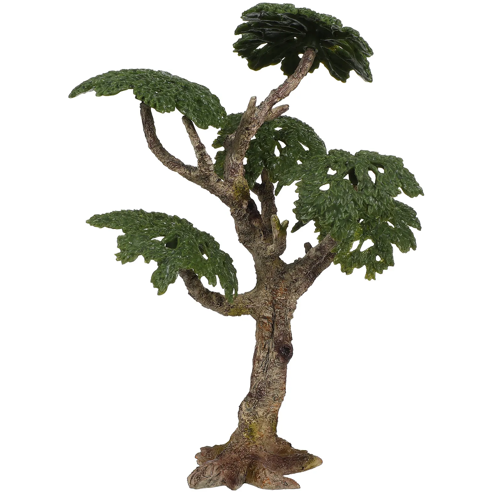 Arbres miniatures en plastique pour la décoration de micro-paysages architecturaux, matériaux de diorama, modèles d'arbres pour maquettes ferroviaires et artisanat