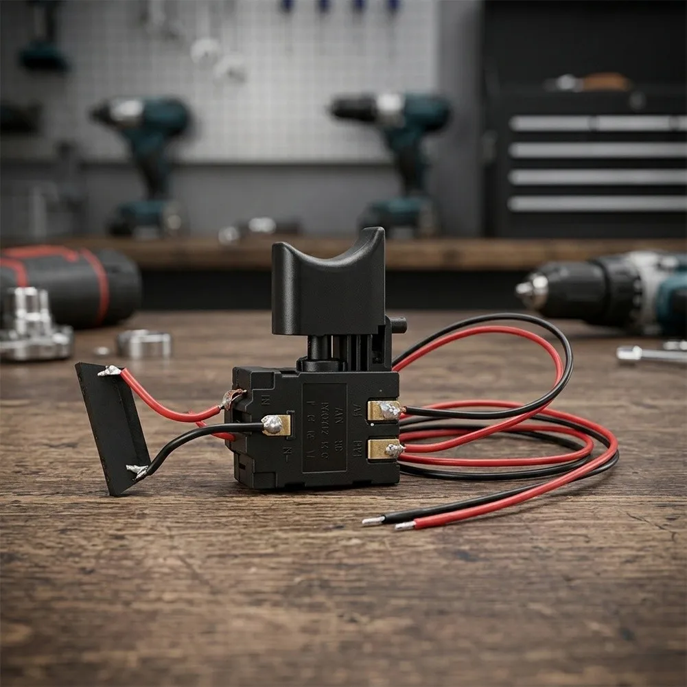 Push Type Trigger Switch for Electric Hand Drills Supporting For 2V For 24V DC Input and 16A for maximum Current Rating