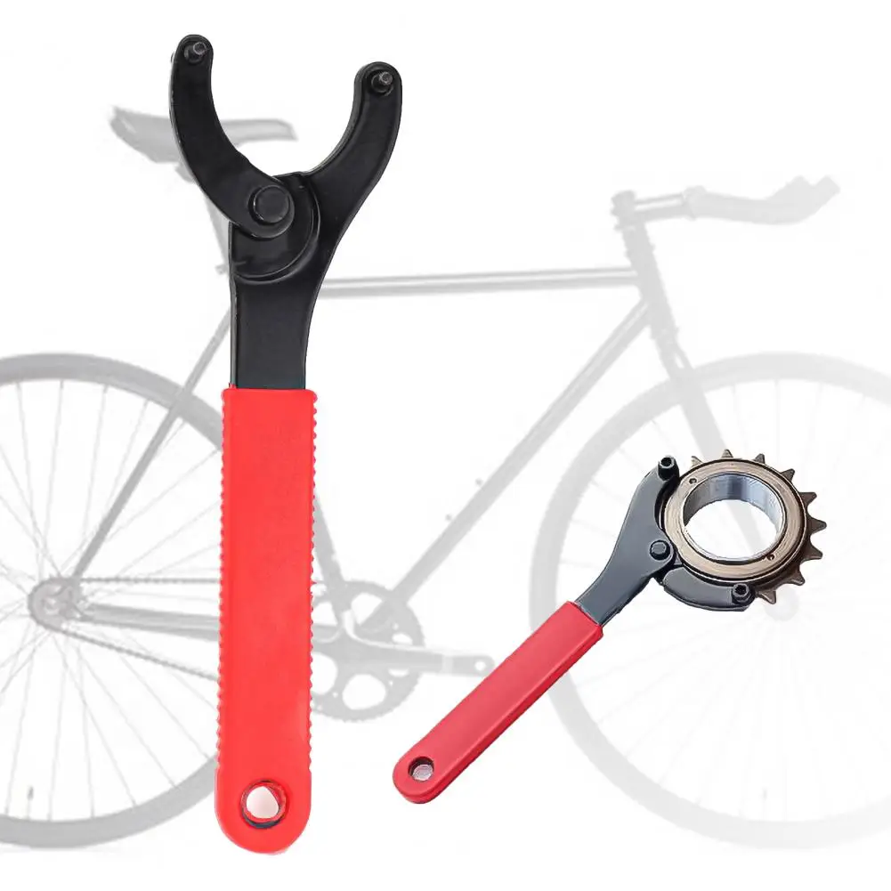 Bicycle Repair Wrench Mountain Bike Fixed-Gearankset Shaft Flywheel Lock Ring Disassembly Spanner Bottom Bracket Removal Tool