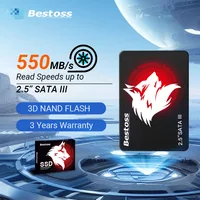Bestoss SSD 2,5 pulgadas Sata 3,0 120GB 128GB 240GB 256GB 480GB 512GB 1TB 2TB 4TB disco duro unidades de estado sólido para ordenador portátil