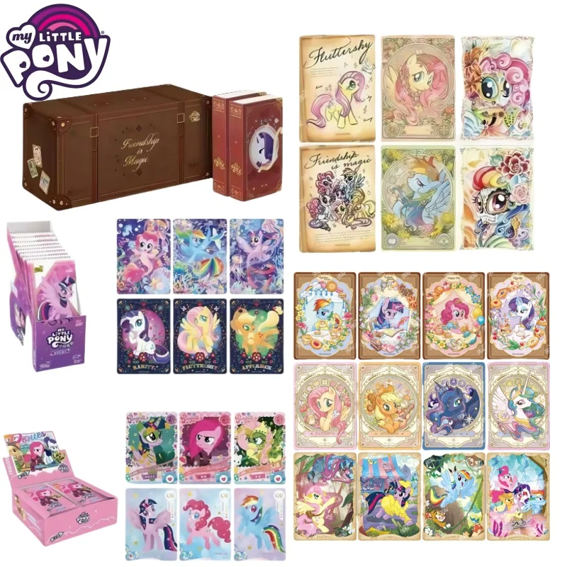 KAYOU My Little Pony Card Star Pack Gorgeous Gilded Princess Genuine Friendship Forever Cards Children Collect Holiday Gifts