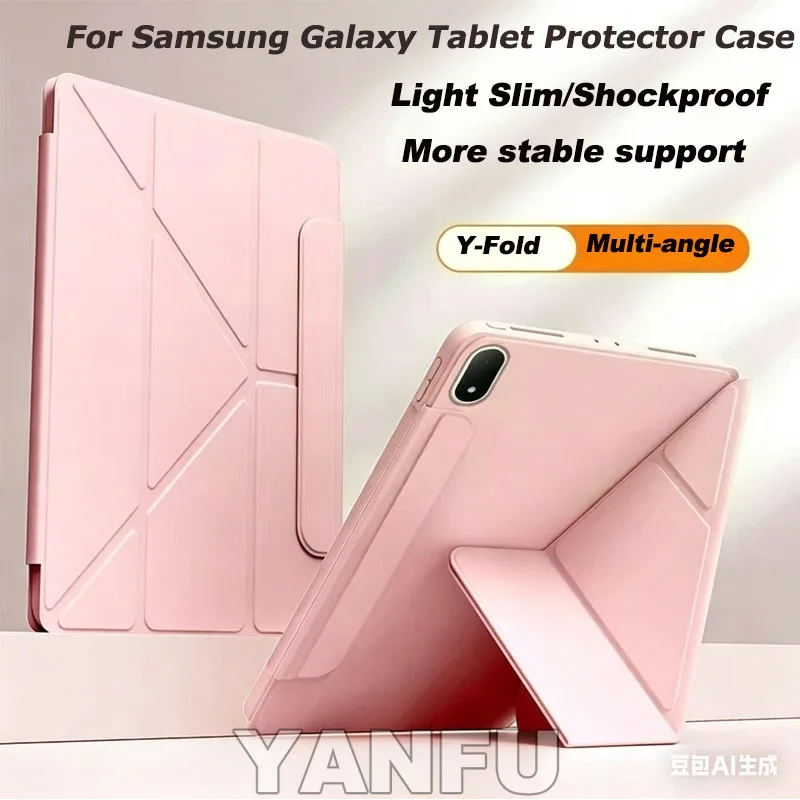 

Multiple Stand Angles Cover For Samsung Galaxy Tab A11 A9 Plus 11 8.7 Smart Case Samsung Tab S10 S9 S8 S7 PLUS FE 12.4 10.9 S11