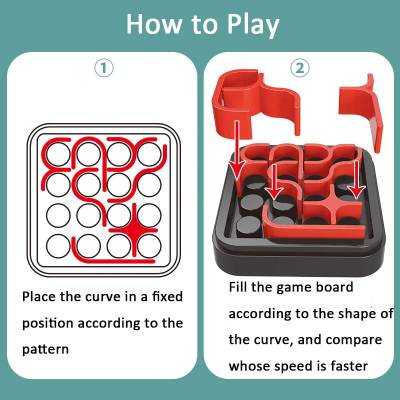 Creative 3D Intelligence Puzzle Crazy Curve Sudoku Puzzle Games Plate Geometric Line Jigsaw IQ Challenge Toys Gifts for Children