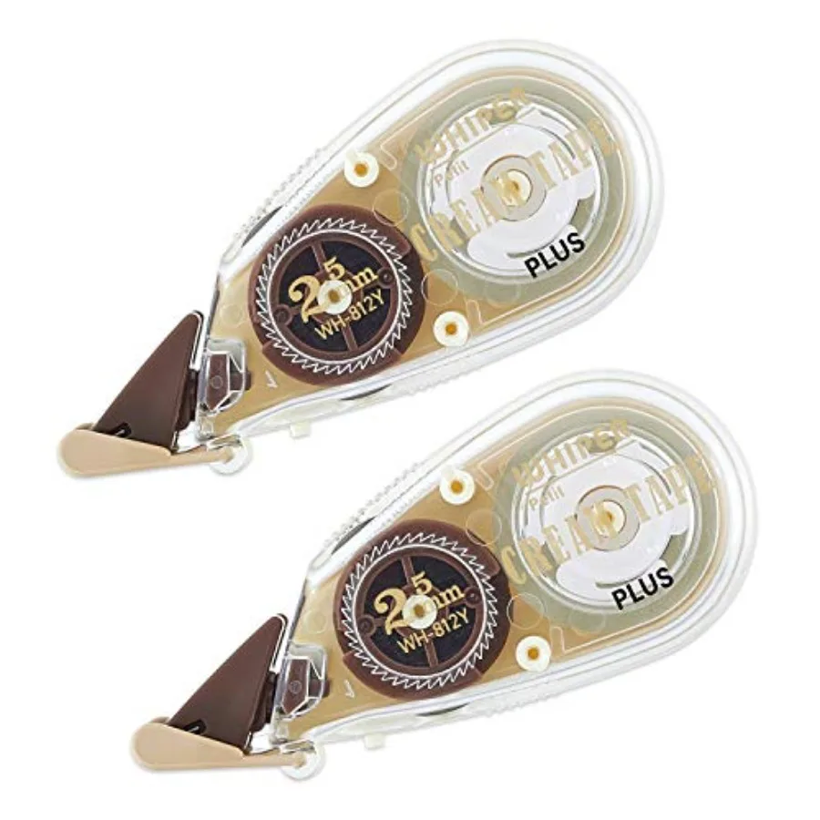 

WH-812Y 51-641 Correction Tape, Whitepatch Cream Tape, 0.1 inch 2.5 mm,2 x 1.2 Inch (2.5 mm